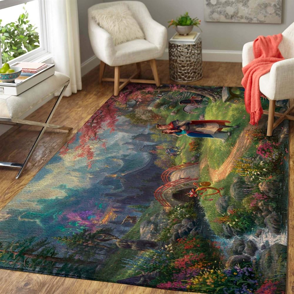 Disney Gift For Fans Mulan Area Limited Edition Rug