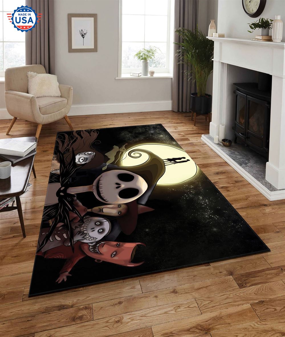 Jacks Nightmare Halloween Rug Home Decor