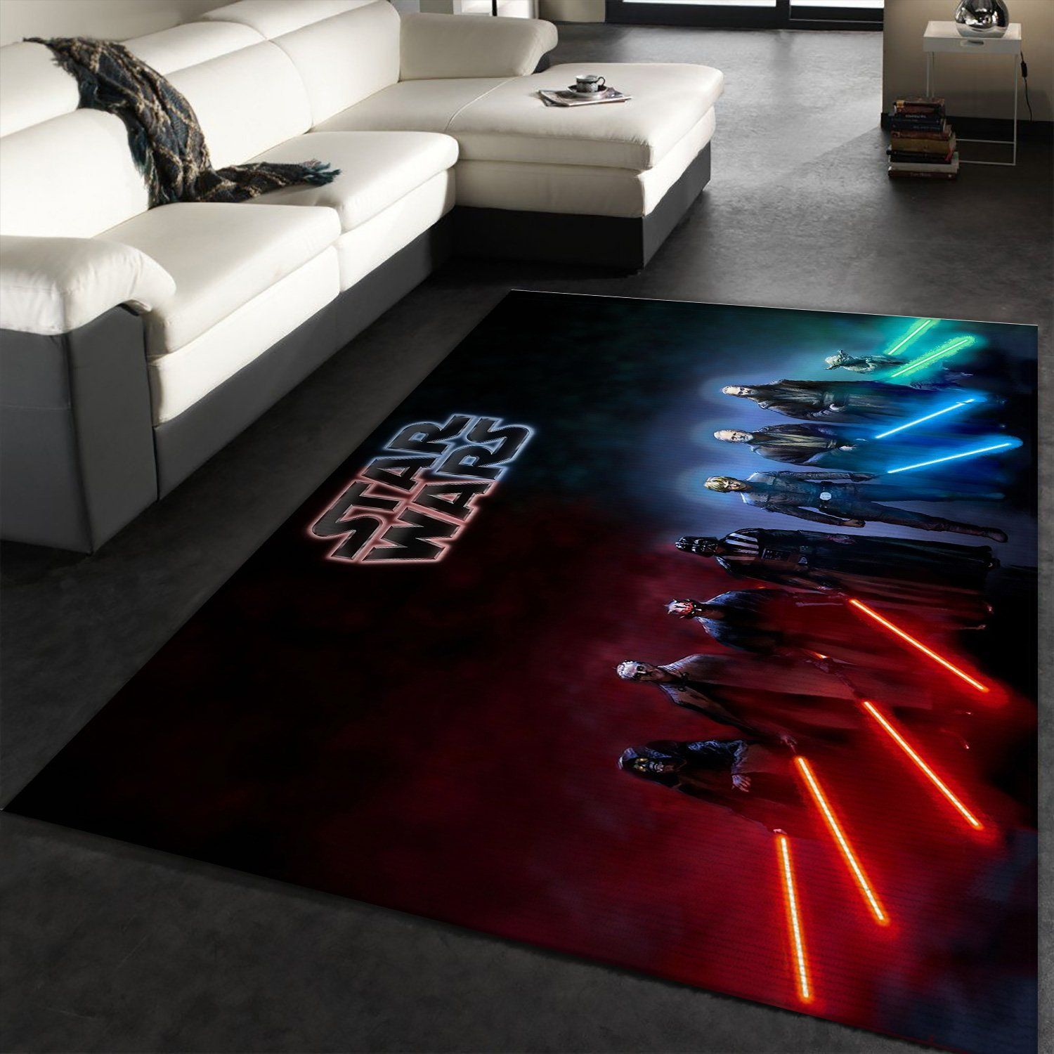 Lightsaber Rug Custom Size And Printing