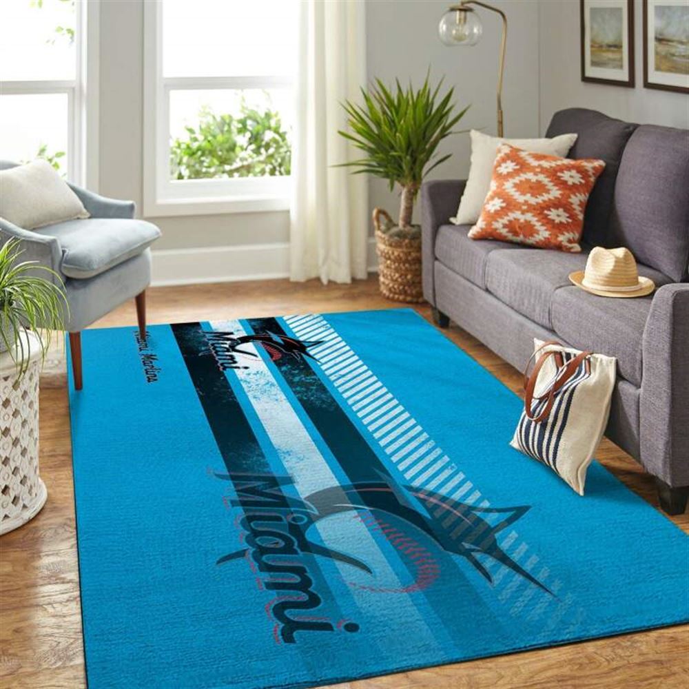 Miami Marlins Living Room Area Rug-trungten-ir1k0