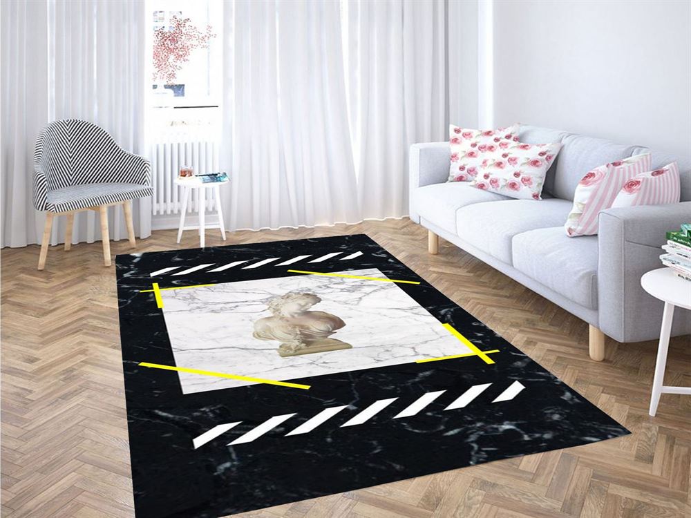 Off White Aesthetic Carpet Rug