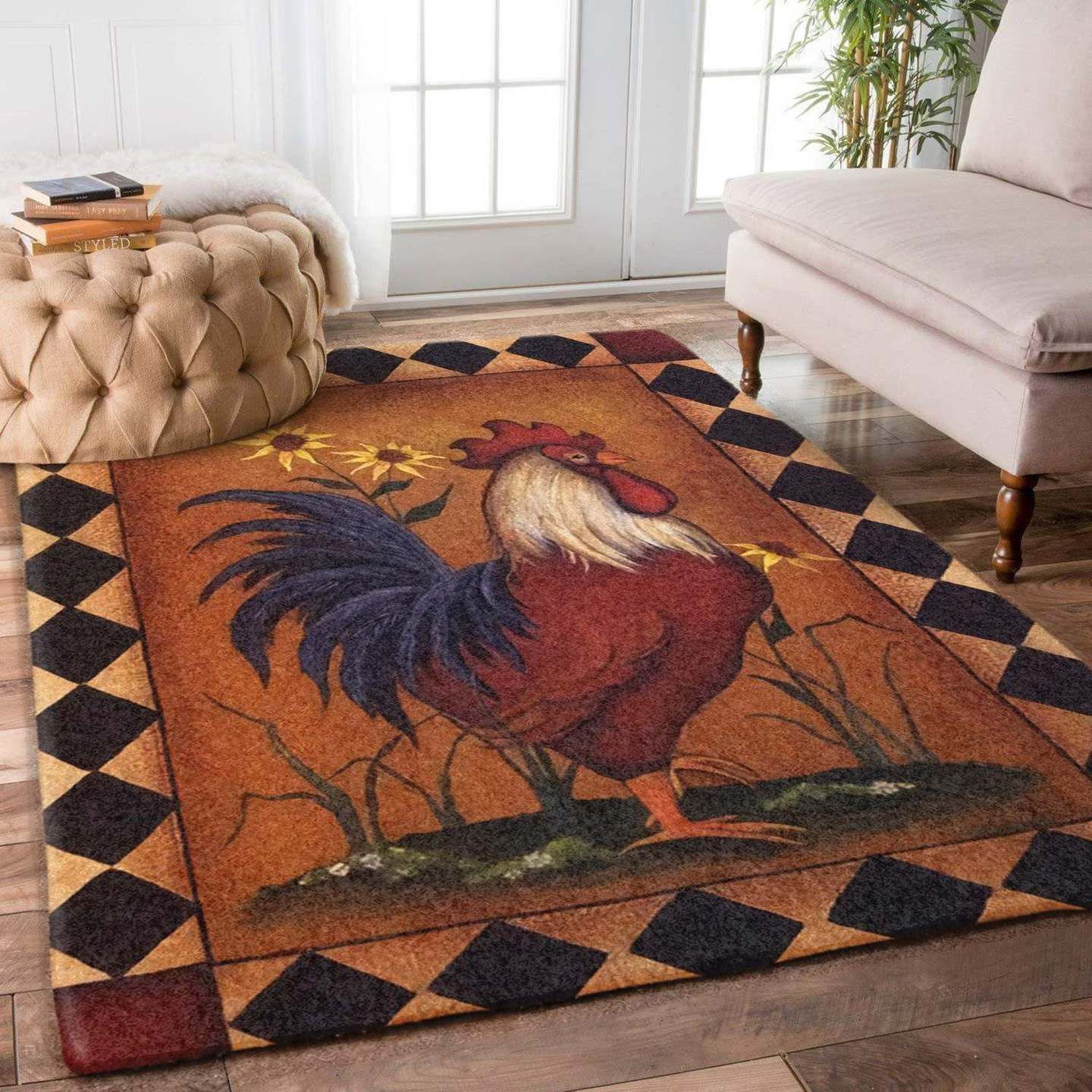 Rustic Rooster Aa0910099m Rug