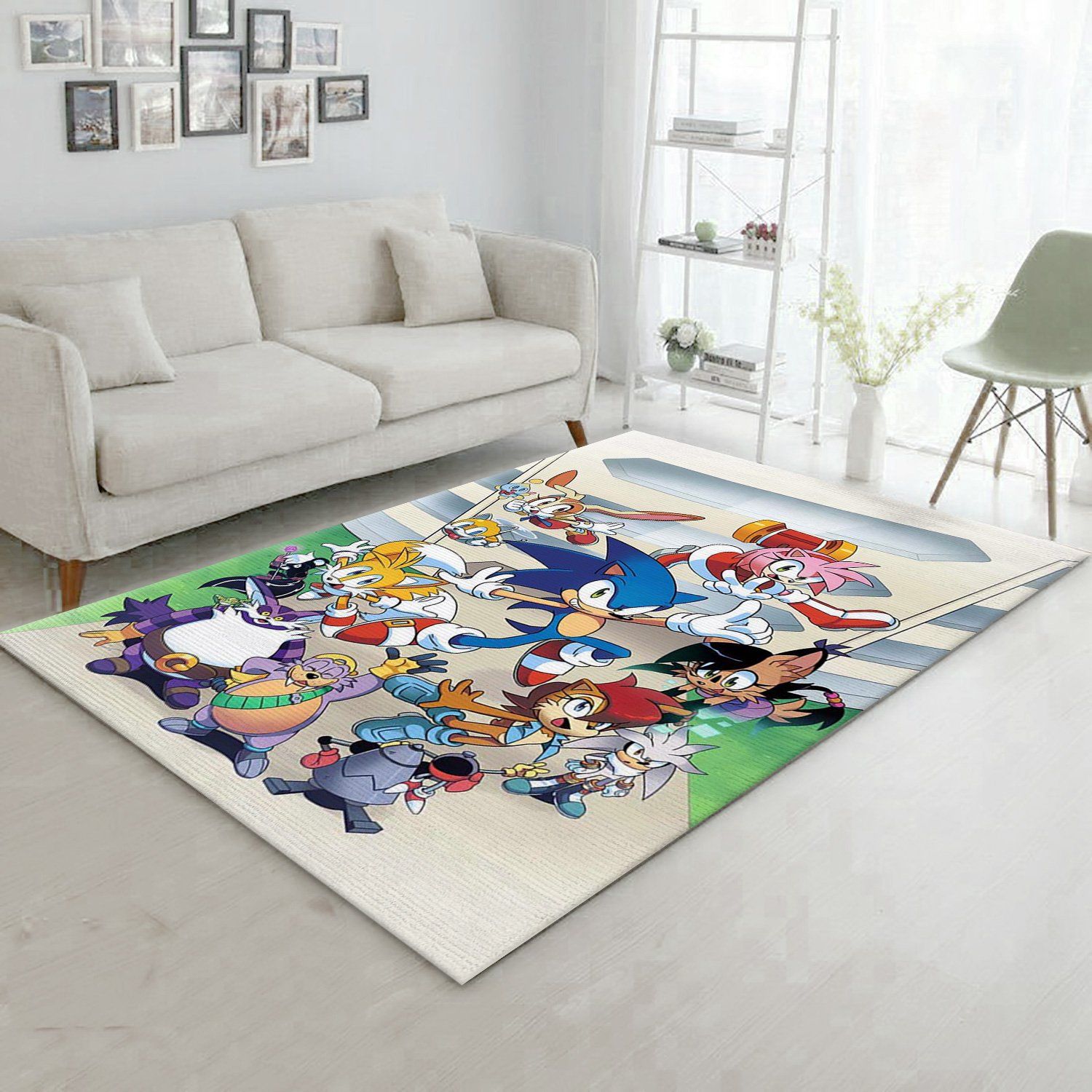 Sonic Freedom Fighters Rug Custom Size And Printing