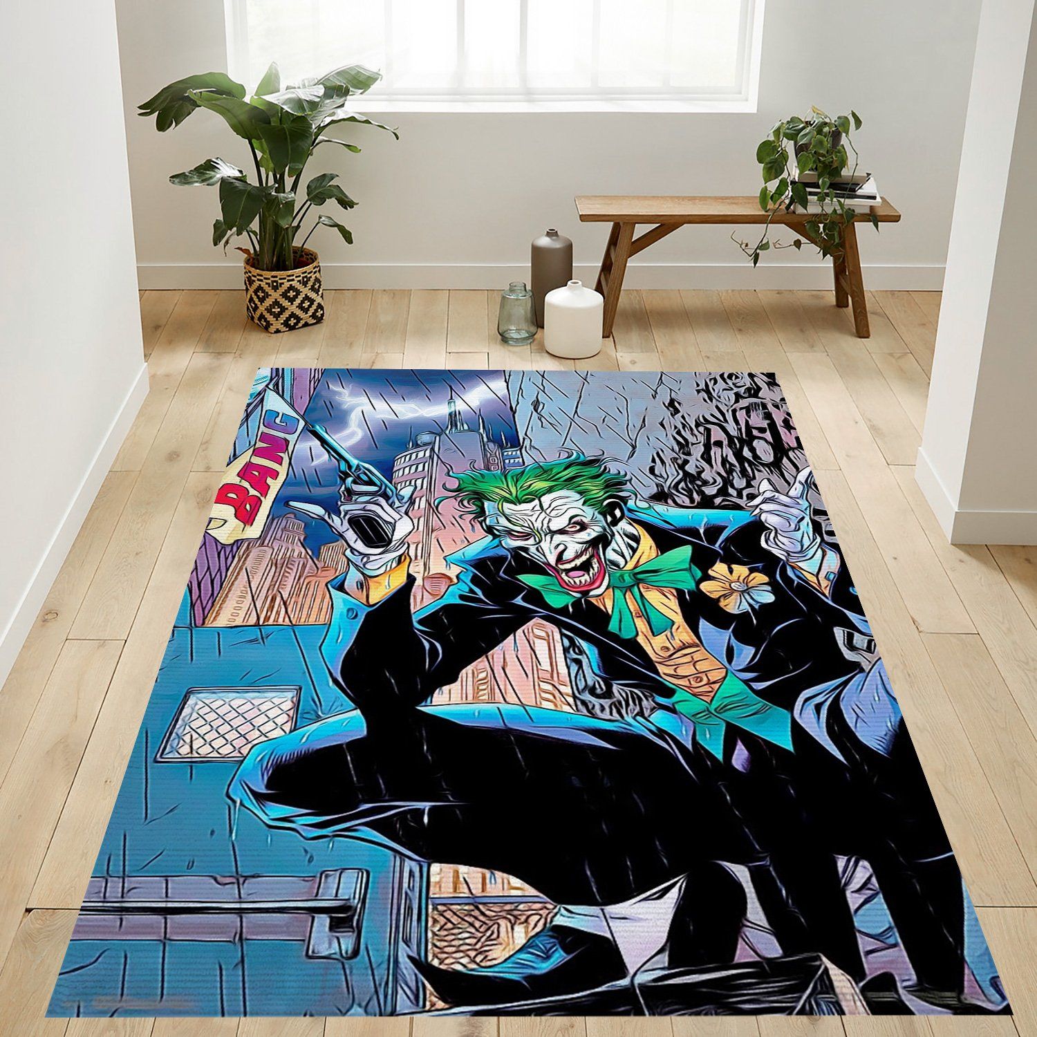 The Joker Bang Rug Custom Size And Printing