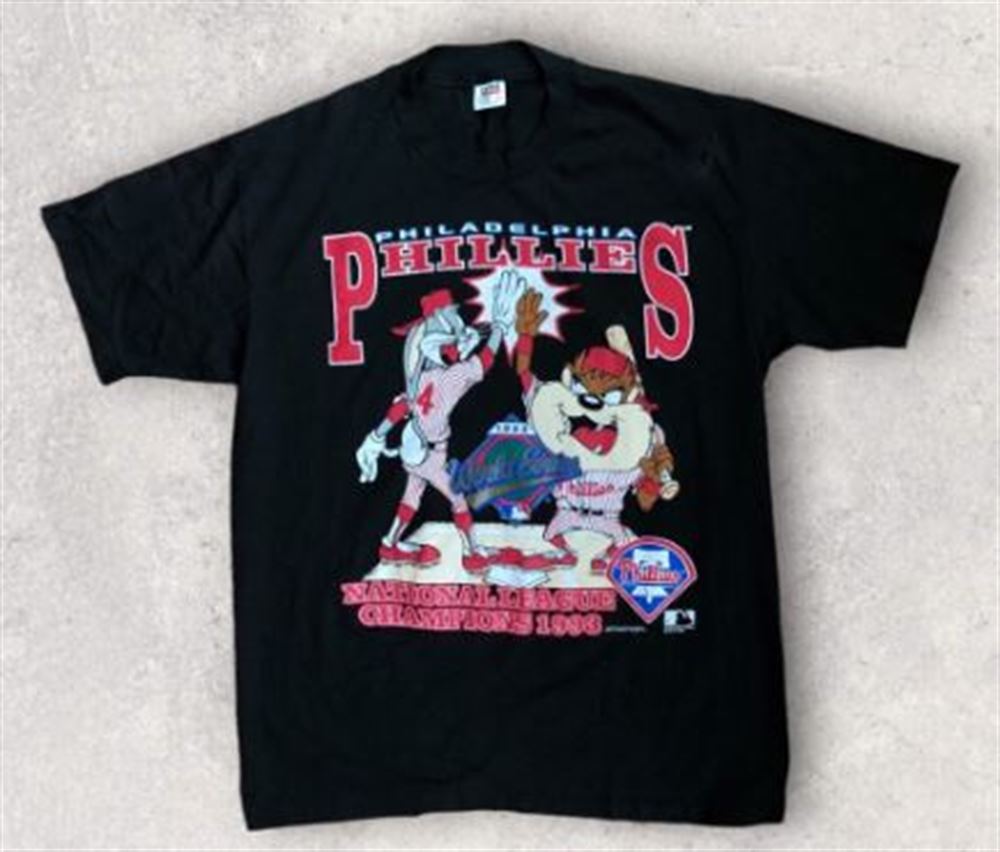 1993 Philadelphia Phillies X Looney Tunes World Series Mlb T Shirt