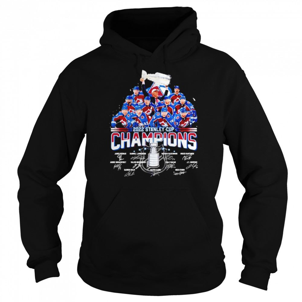 2022 Stanley Cup Champions Signatures Shirt