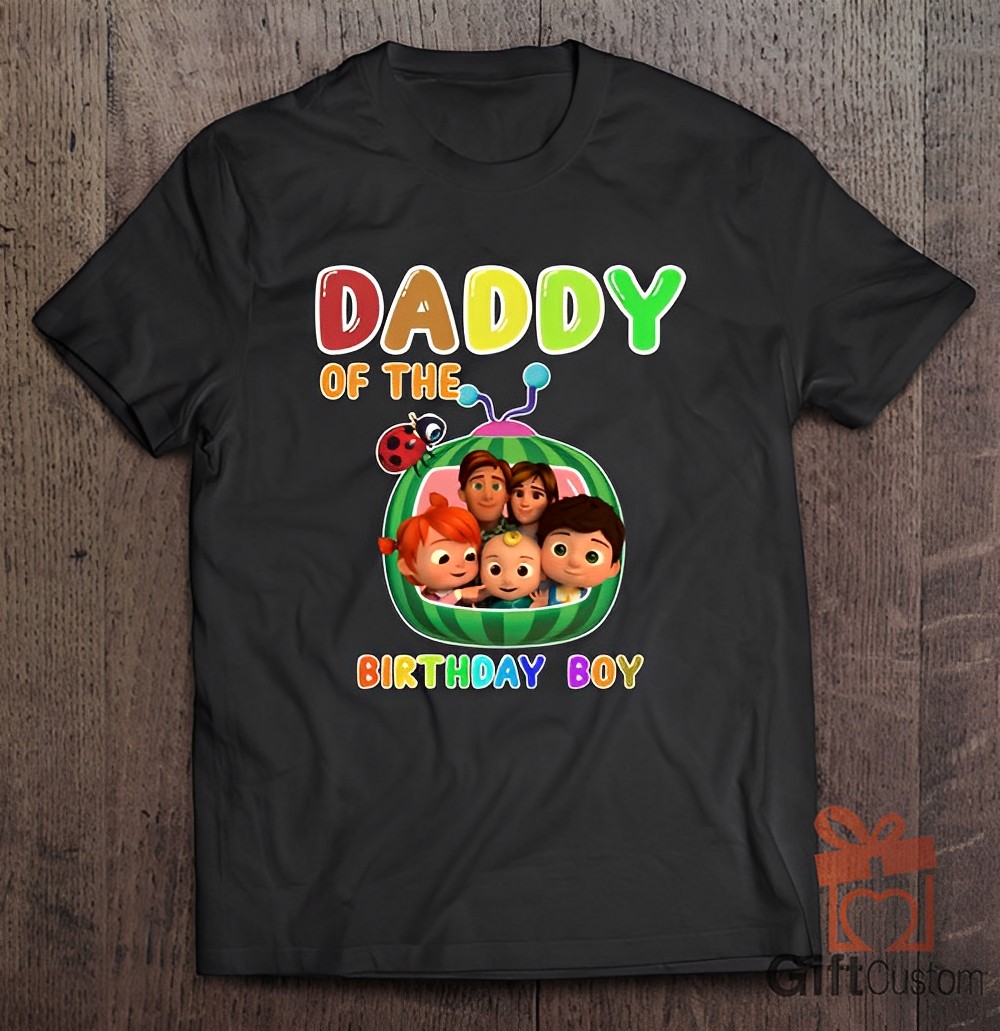 Birthday Shirts For Cocomelon Birthday Party Daddy