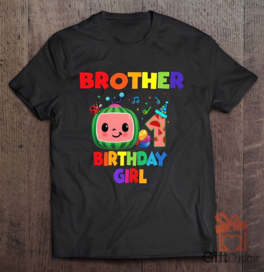Cocomelon Birthday Cocomelon Party Family Matching Shirt Brother