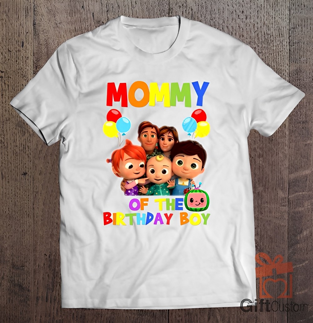 Cocomelon Birthday Shirts Personalized Cocomelon Family Shirts Cocomelon Mommy Party Family Matching Shirt