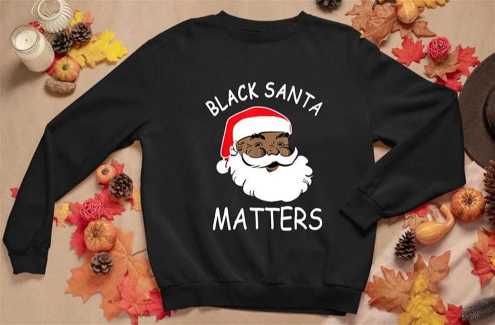 African American Santa Black Matters Christmas Xmas Tee Gift Unisex T-shirt