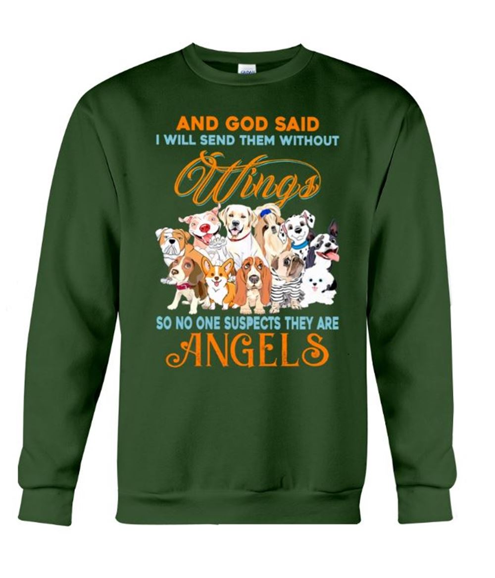 And God Said I Will Send Them Without No One Suspects They Are Crewneck Sweatshirt