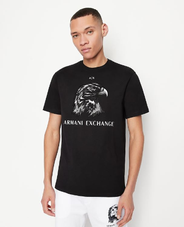 Armani Exchange Eagle Printed Regular Fit T-shirt