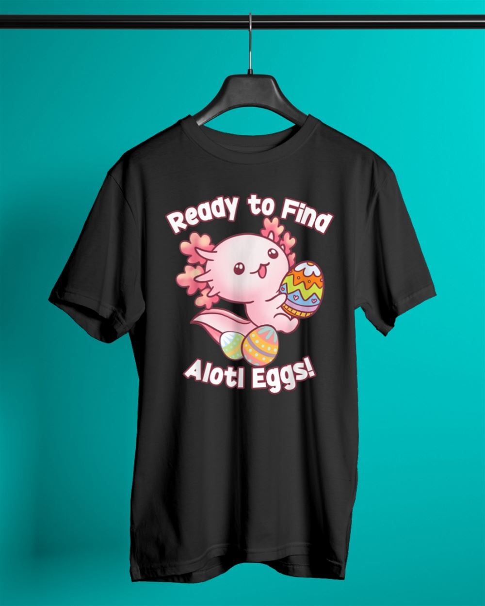 Axolotl Anime Kawaii Easter T Shirt Classic T-shirt