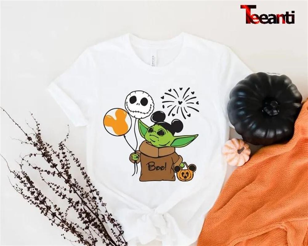 Baby Yoda Boo Halloween T-shirt