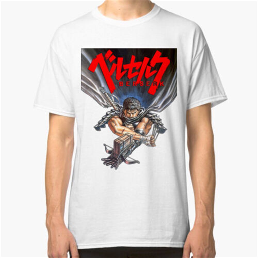 Berserk T-shirt Men Women Anime T-shirt Unisex Guts Thankyoumiura Manga