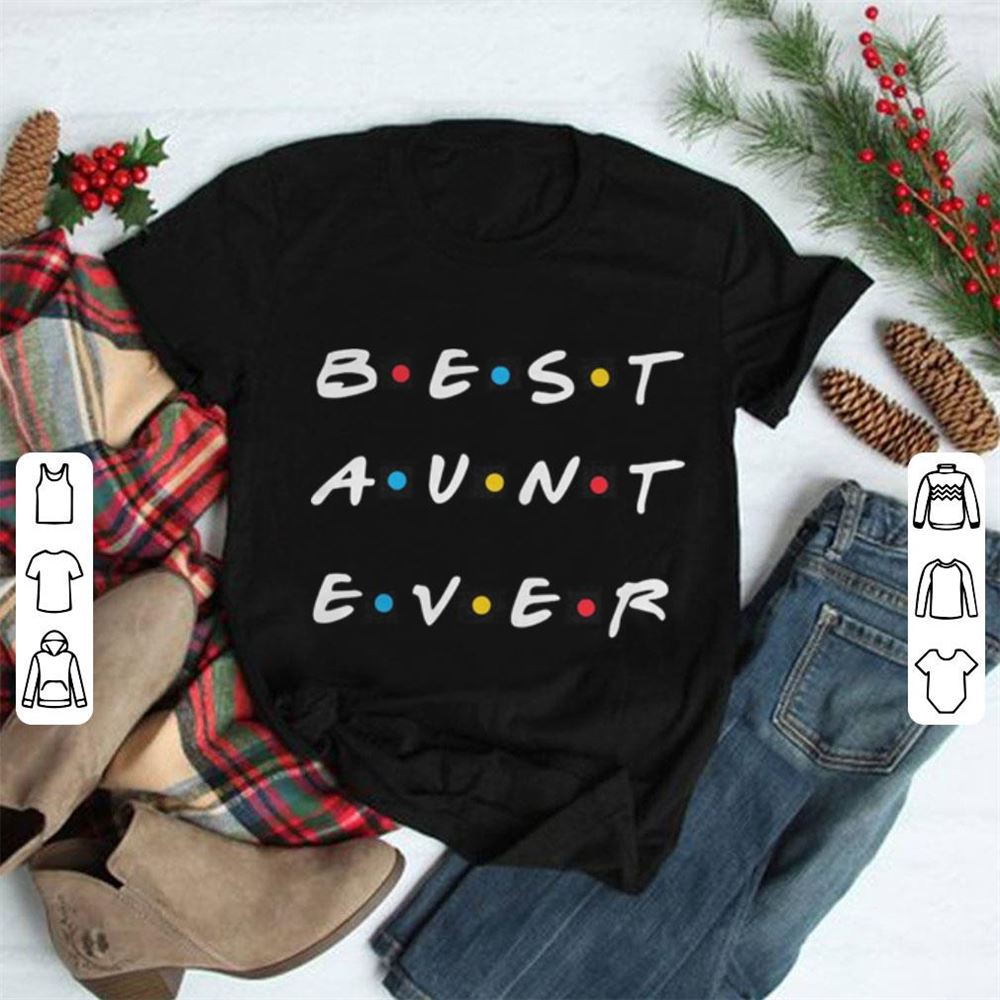 Best Aunt Ever Shirt T-shirt Casual Daily Crewneck Short Sleeve Graphic Basic Unisex Tee
