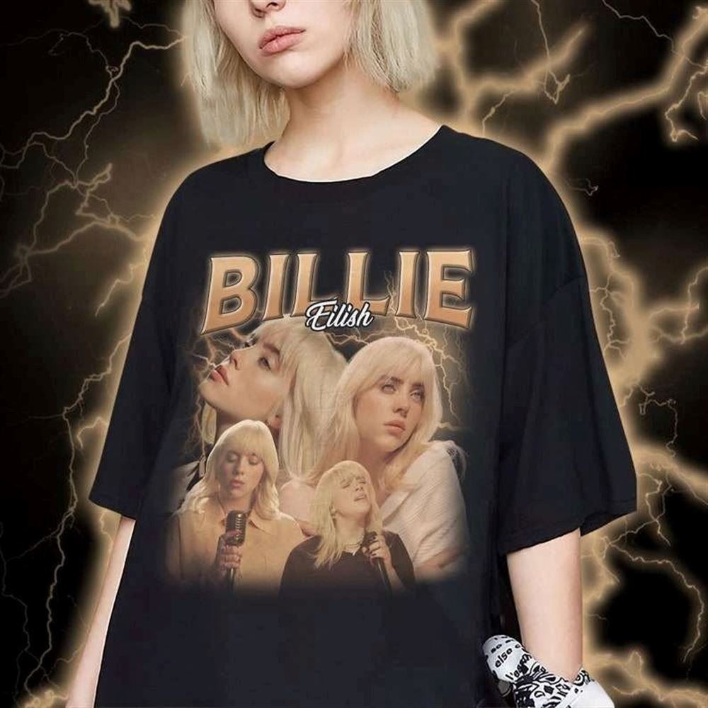 Billie Eilish Happier Than Ever Sweatshirt 2022 Music Festival Unisex Short Sleeve Classic Tee