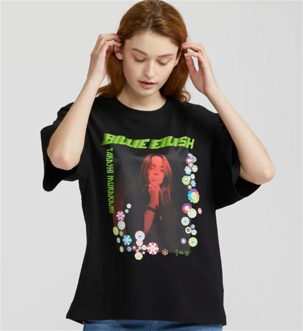 Billie Eilishs Manga-inspired Murakami Collection Women Billie Eilish Shirt