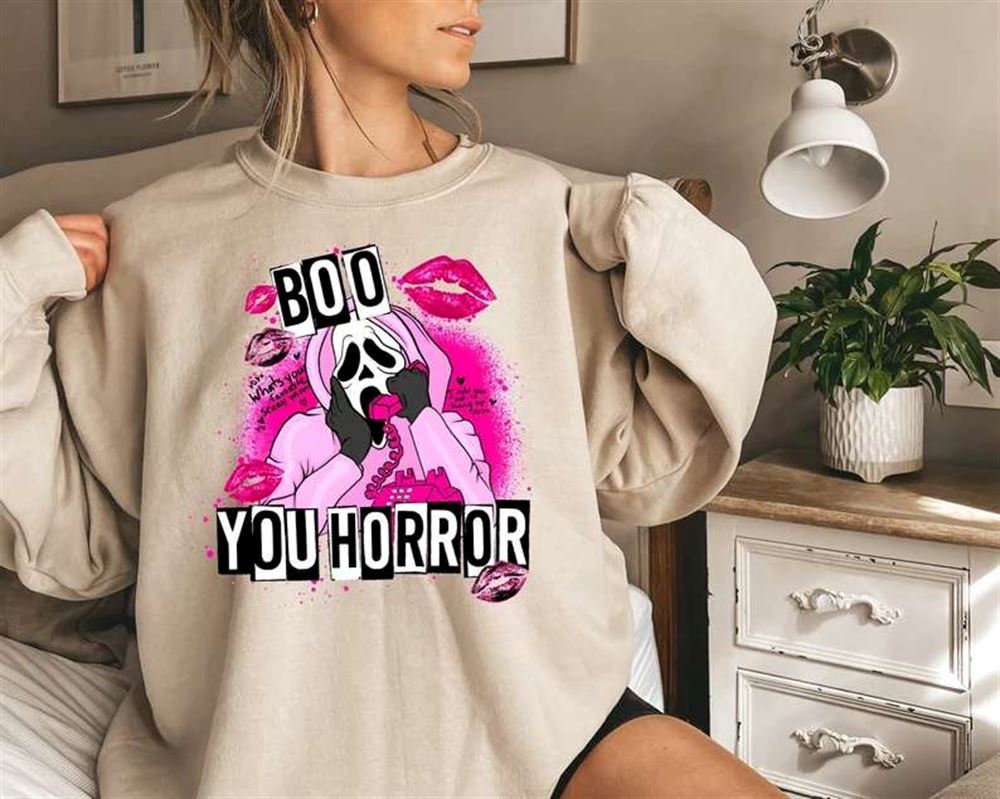 Boo You Horror Ghostface Halloween T-shirt