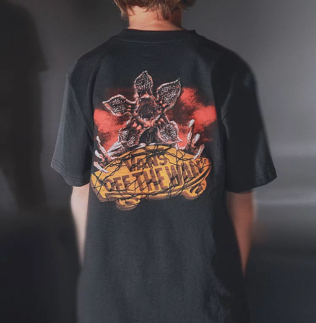 Boys Vans X Stranger Things Hopper T-shirt Shirt For Film Lovers