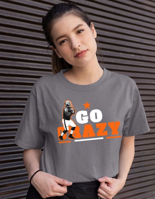 Cadillac Williams Go Crazy Auburn Unisex T-shirt Sweatshirt