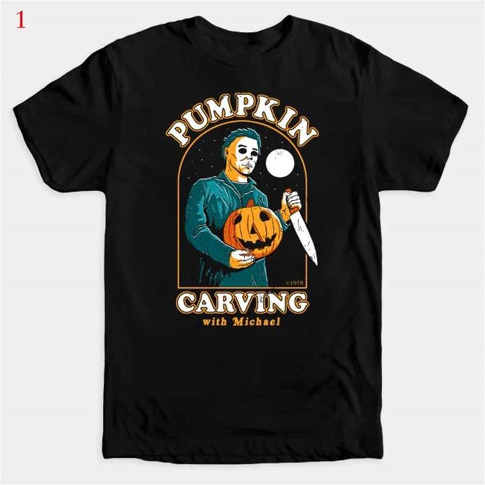 Carving With Michael T-shirt Halloween Specials Season Of The Witch