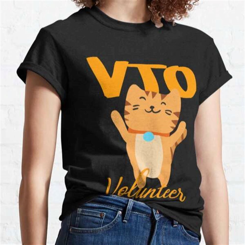 Cat Vto Volunteer Kitty Halloween Costume T-shirt