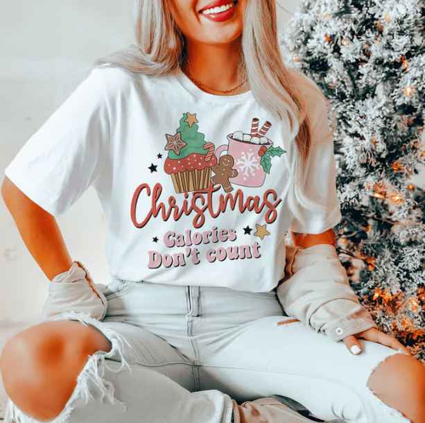 Christmas Calories Dont Count Tee Christmas Style Classic T-shirt