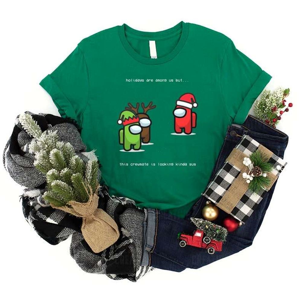 Christmas Funny Among Us Imposter Christmas T-shirt