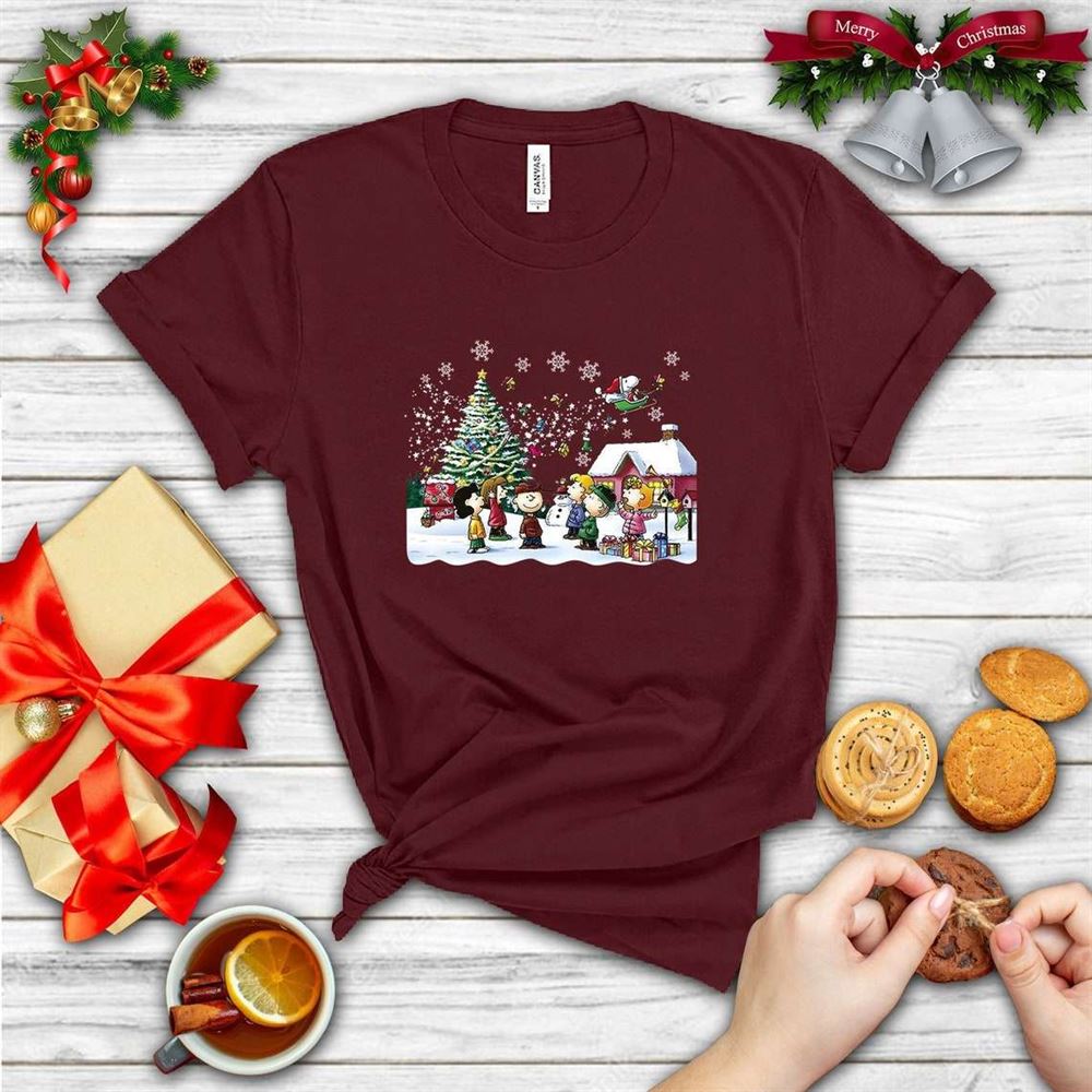 Christmas Singing Snoopy Charlie Brown Christmas Red Shirt