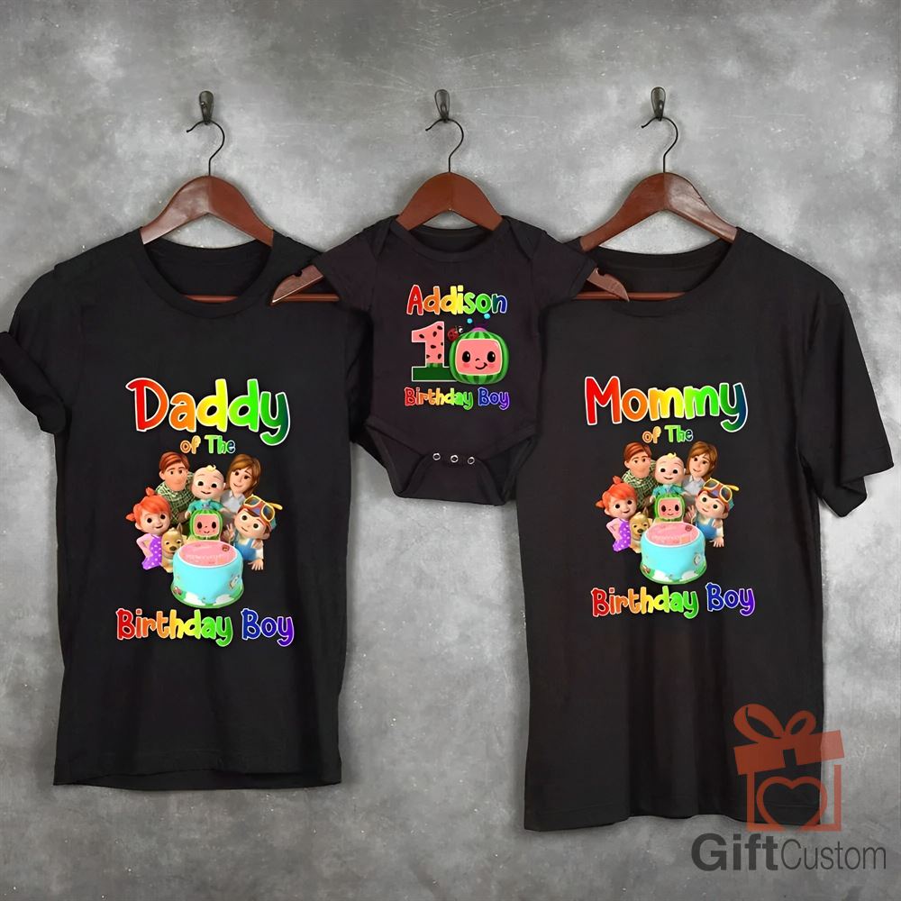 Cocomelon 2nd Baby Girl Birthday Shirtmelon Family Matching Shirt Coco Family Birthday Shirtmelon Personalized Birthday Shirt