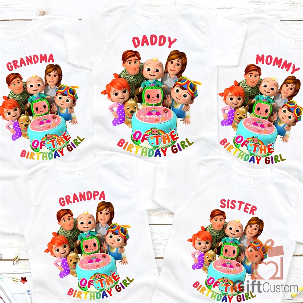 Cocomelon Family Matching Shirt Cocomelon Family Birthday Boy Shirt 2nd Birthday Boy Shirt Coco Melon Personalize Birthday Boy Shirt
