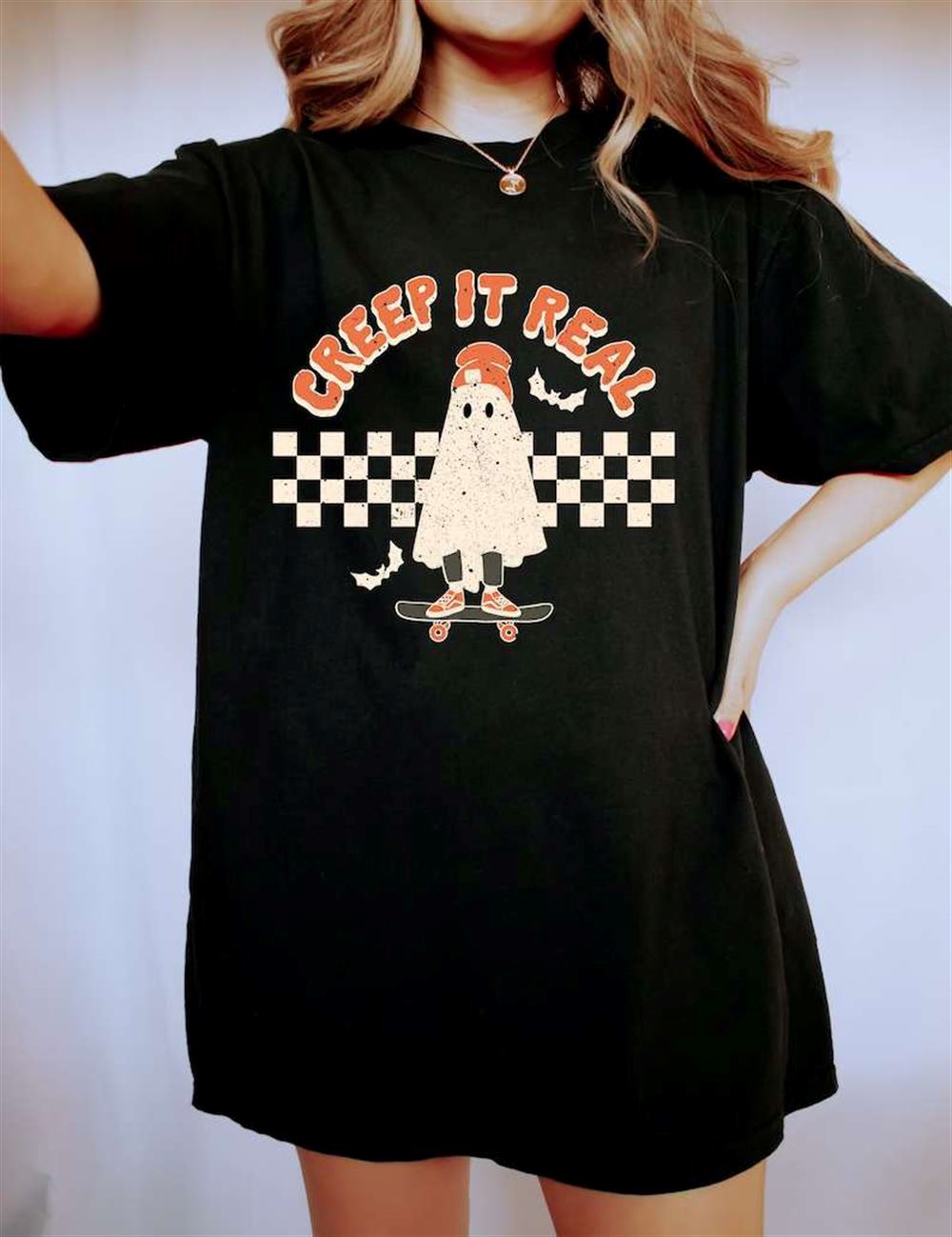 Creep It Real Ghost Halloween T-shirt