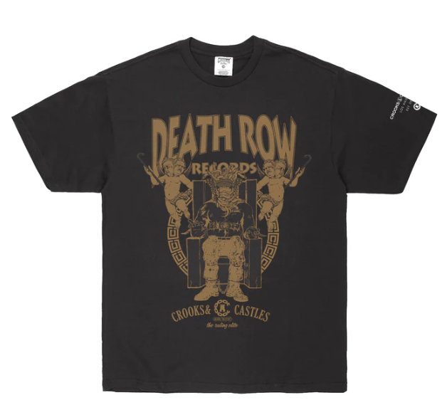 Death Row Core Logo Metallic Tee Unisex Short Sleeve Classic Tee