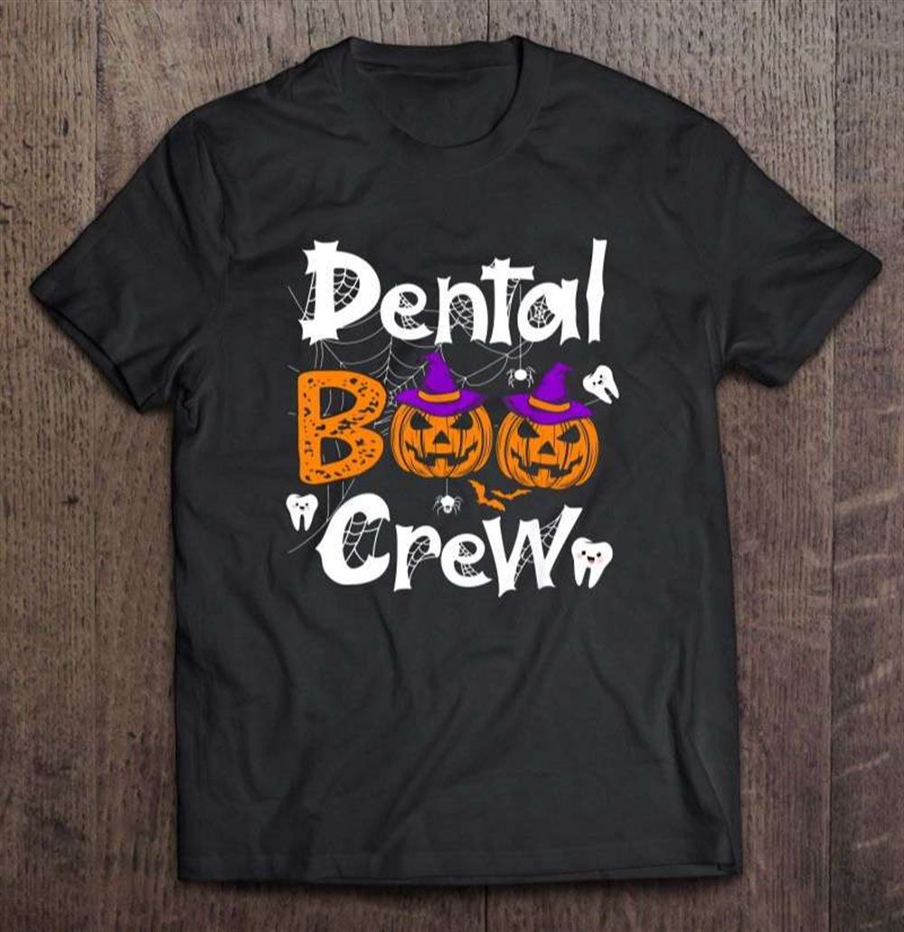Dental Boo Crew T Shirt Halloween