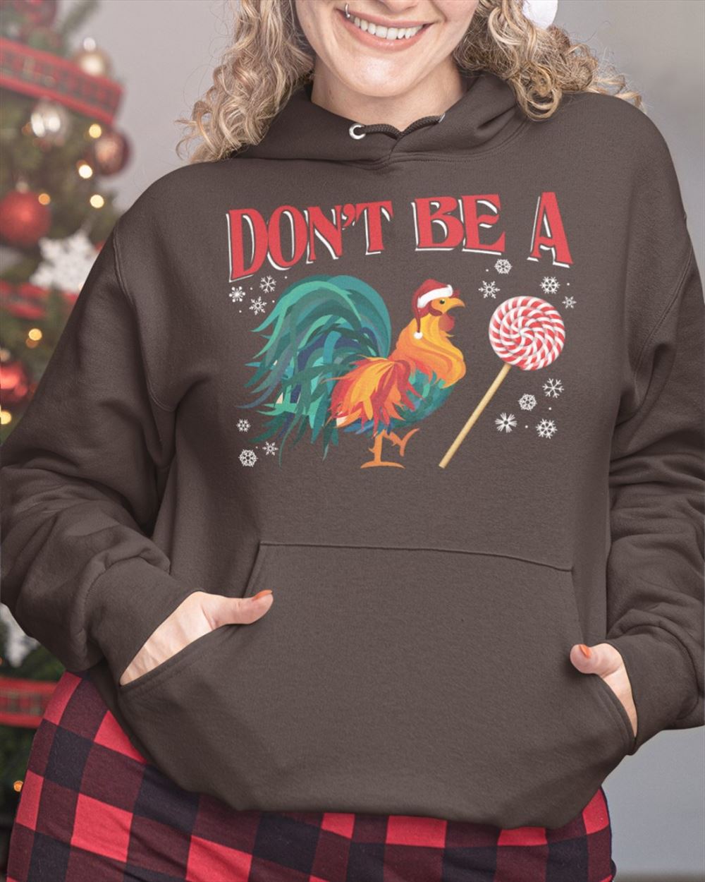 Dont Be A Hooded Sweatshirt Christmas Holiday Short Sleeve Print Clothing Outfits