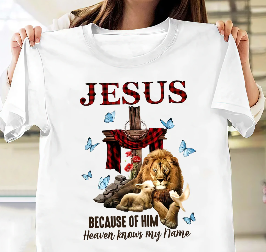 Faith Jesus Lion Lamb Light Classic T Shirt Unisex Short Sleeve Classic Tee