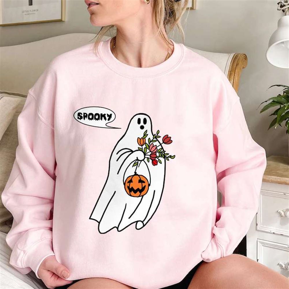 Halloween Ghost Sweatshirt Halloween Shirt