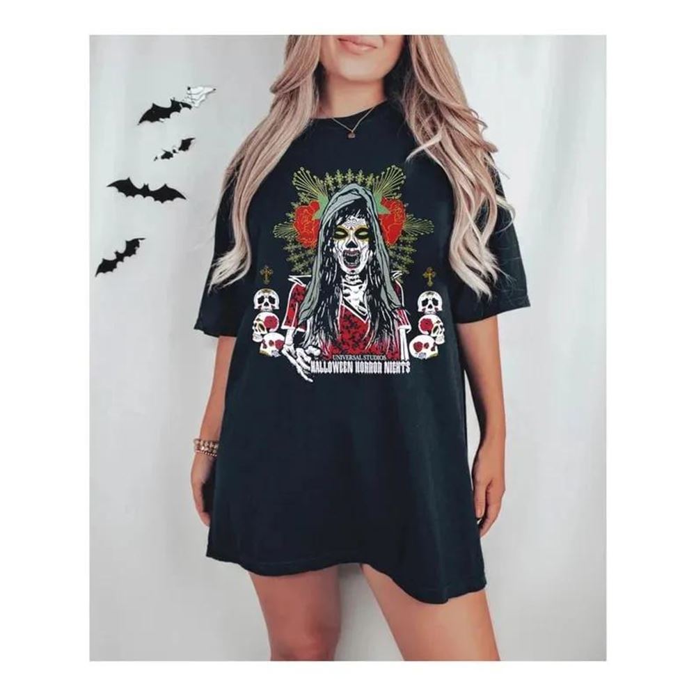 Halloween Horror Nights 2022 Day Of The Dead Female T-shirt