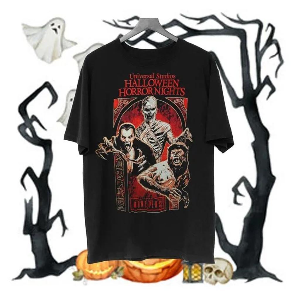 Halloween Horror Nights 2022 Universal Monsters Legends Collide T-shirt