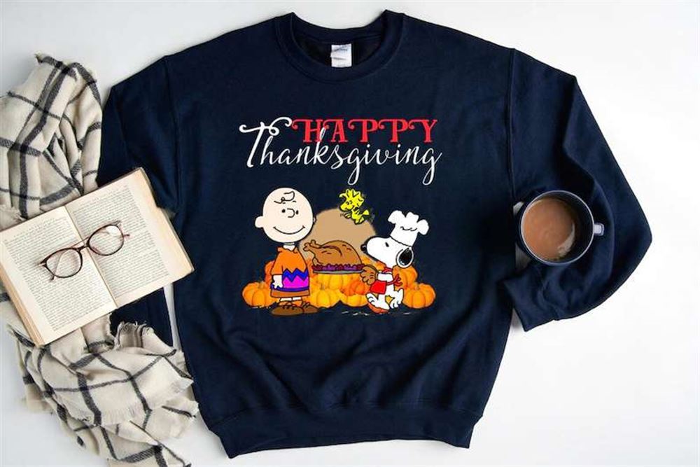 Happy Thanksgiving Halloween Snoopy Charlie Sweatshirt Unisex T Shirt