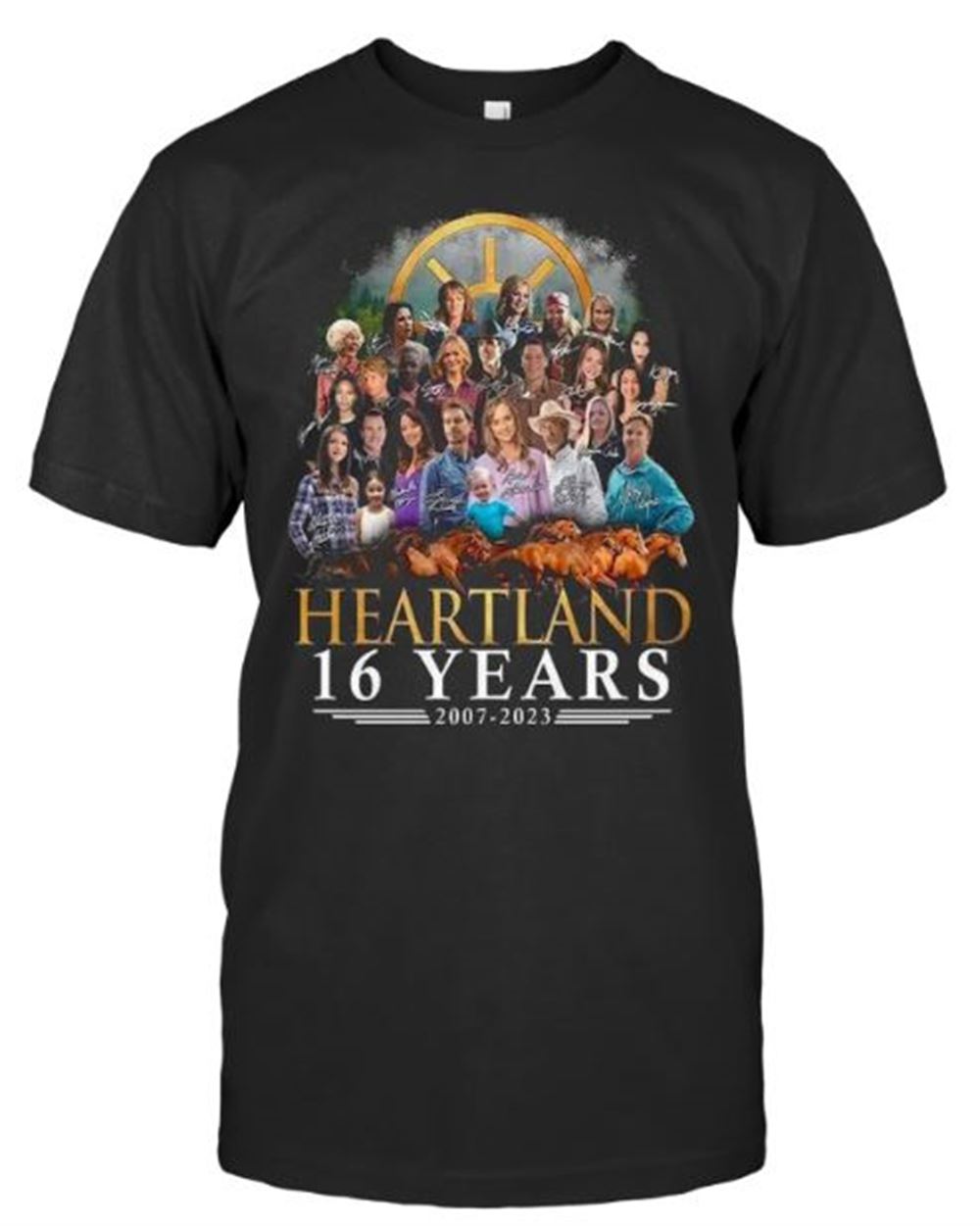 Heartland 16 Years 2007-2023 Shirt Unisex Short Sleeve Classic Tee