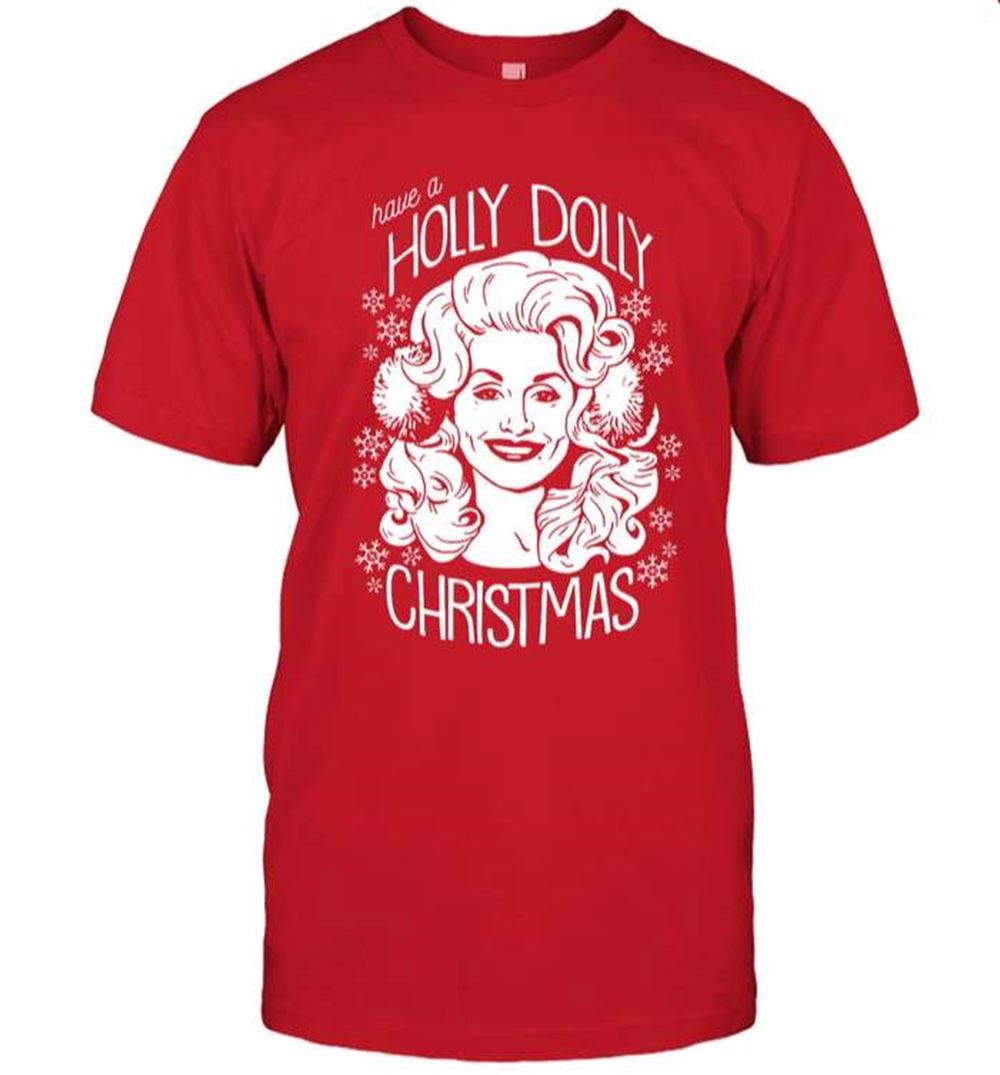 Holly Dolly Christmas T-shirt