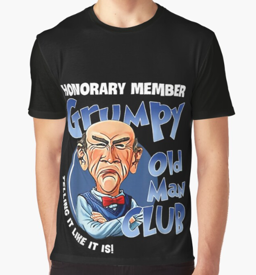 Honorary Member Club Of Grumpy Old Men T-shirt Graphic T-shirt T-shirt Casual Daily Crewneck Short Sleeve Graphic Basic Unisex Tee