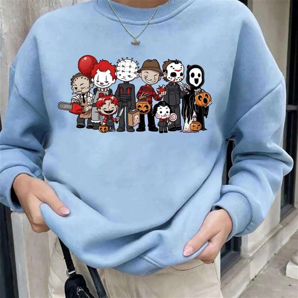 Horror Movie Friends Halloween Sweatshirt T-shirt