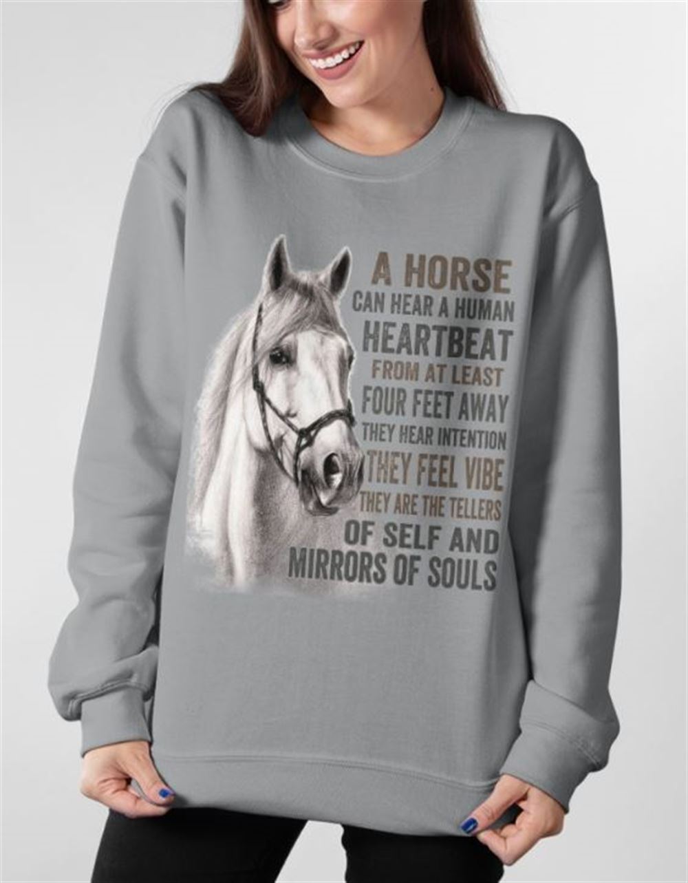 Horses Mirrors Of Souls Crewneck Sweatshirt