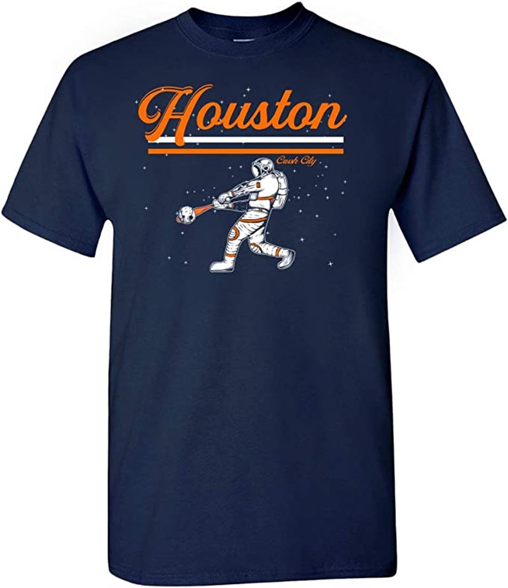 Houston Space Baseball Astronaut Crush City Shirt