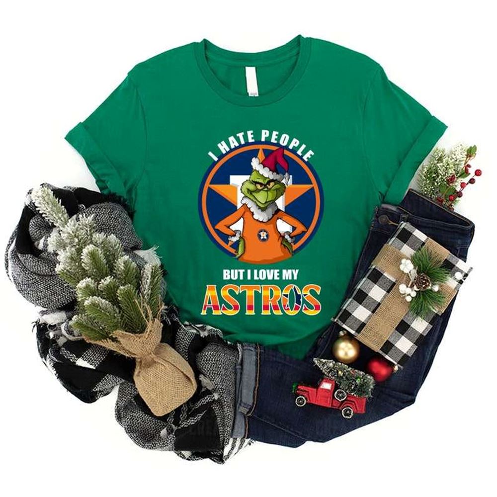 I Hate People But I Love Astros T-shirt