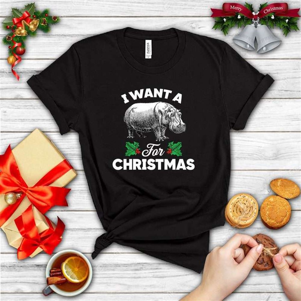 I Want A Hippopotamus For Christmas Gifts Unisex T-shirt