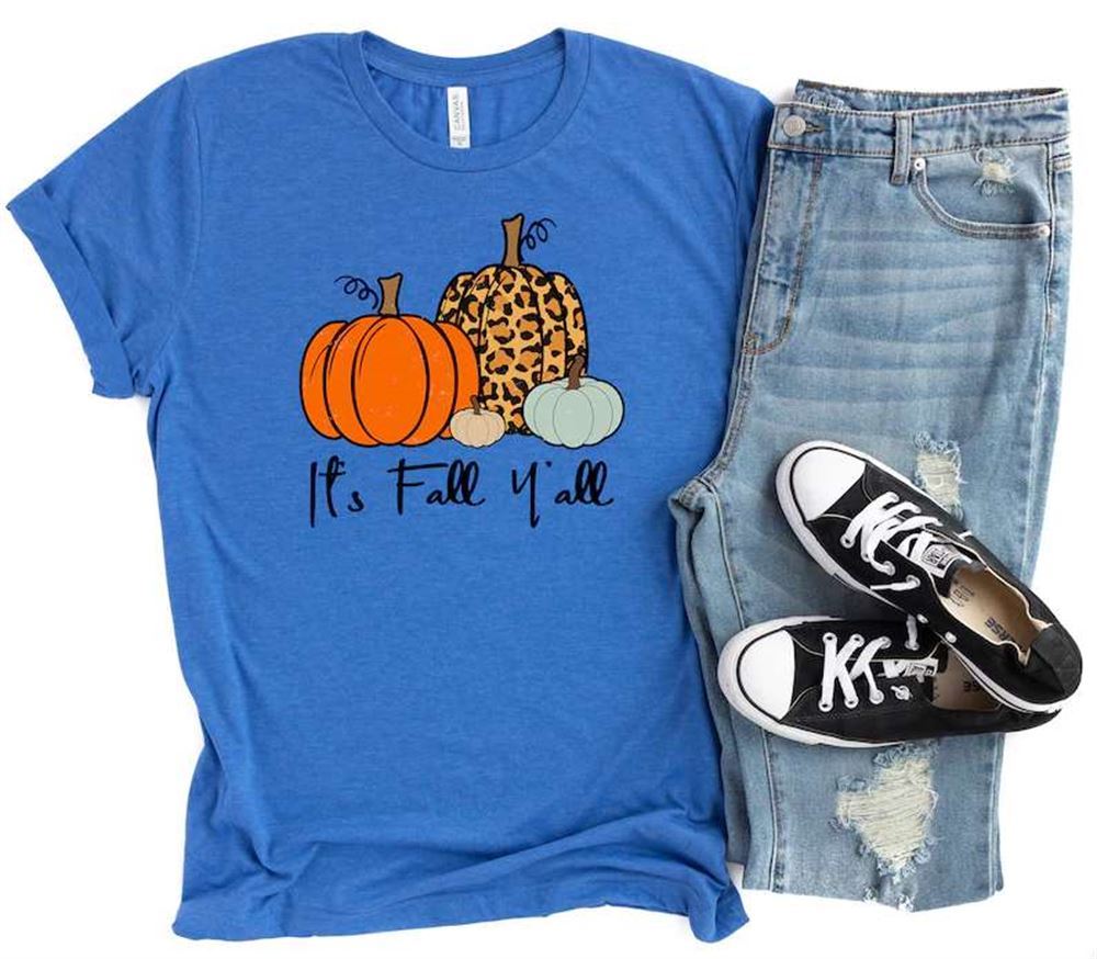 Its Fall Yall Pumpkin Unisex T Shirt